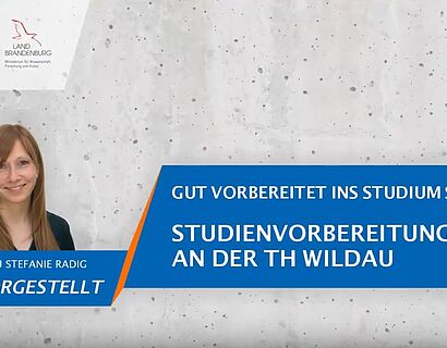 Kurzvorstellung der Studienvorbereitungskurse