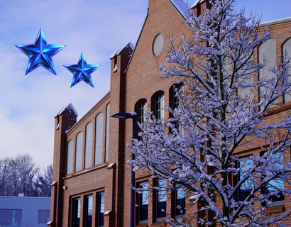 Halle 14 Winterbild von Halle 14