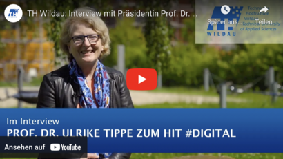 Video-Screenshot zum Hit #digital 2020 an der TH Wildau