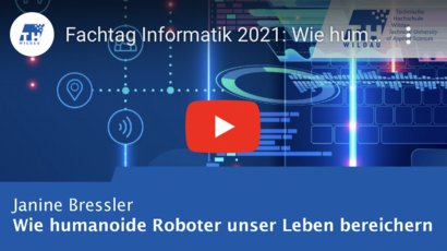 Video-Screenshot Wie humanoide Roboter unser Leben bereichern beim Fachtag Informatik 2021