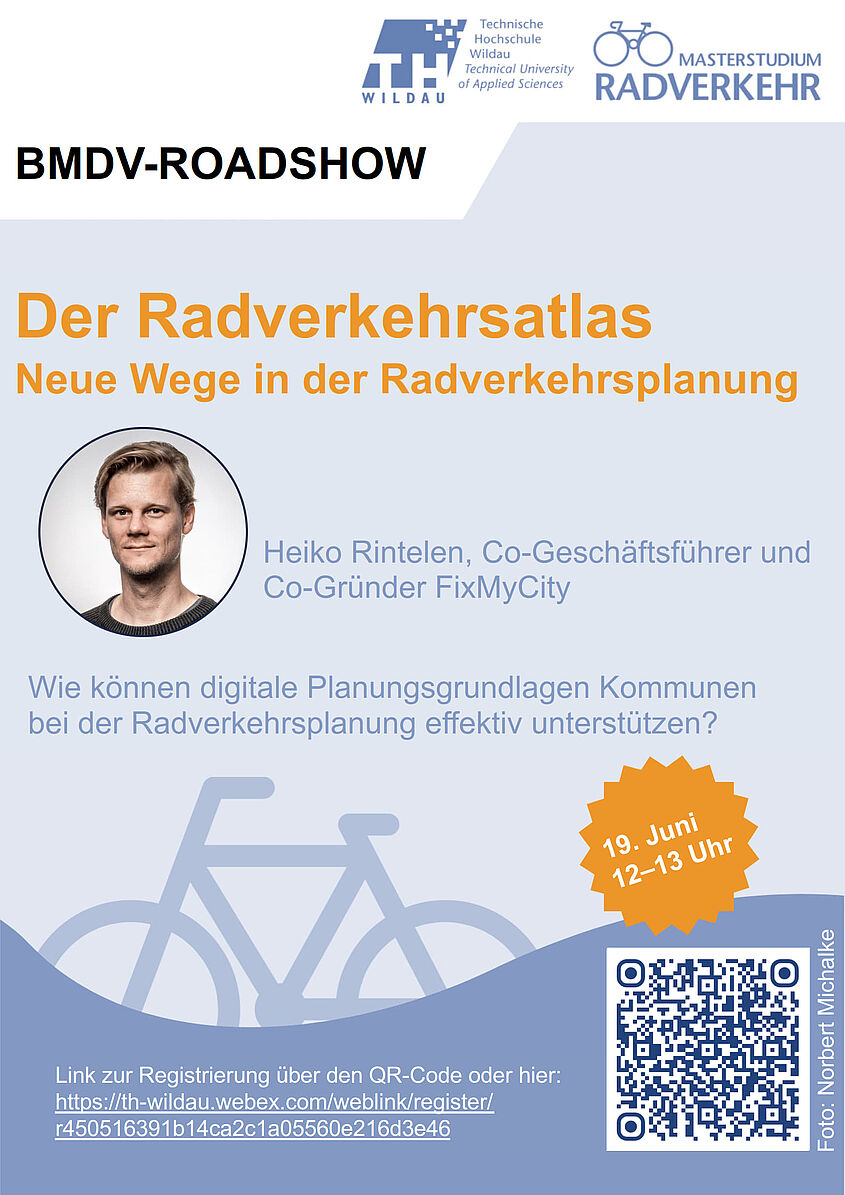 Flyer für Roadshow 2024 an der TH Wildau