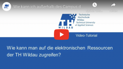 Video-Screenshot Wie kann man auf elektronische Ressourcen der TH Wildau zugreifen?