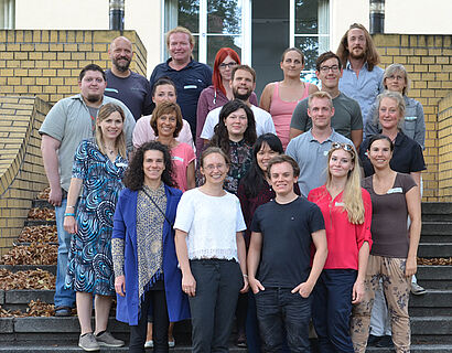 QELB18 Gruppenbild der Qualifizierung von studentischen E-Learning Berater/-innen 