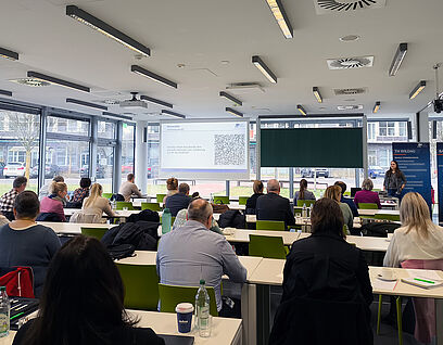 Susan Schulz beim Netzwerktreffen Duales Studium