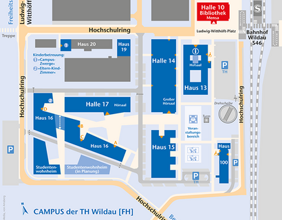 Campus Wildau Lageplan Bibliothek