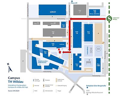 Lageplan Halle 17