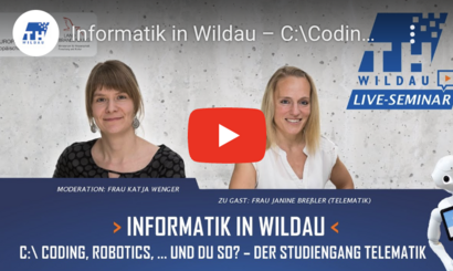 Informatik in Wildau – C:\Coding, robotics; Telematik